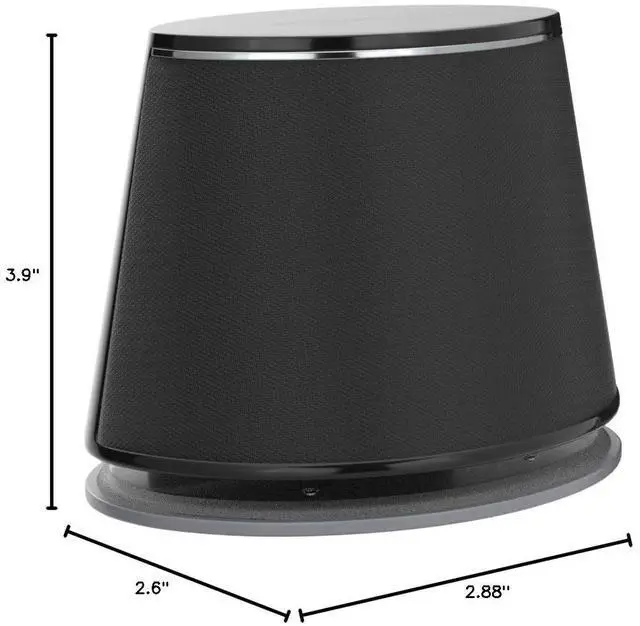 Alt view image 5 of 7 - Stereo 2.0 Speakers for PC or Laptop with Volume Control, 3.5mm Aux Input, USB-Powered, 1 Pair, Black