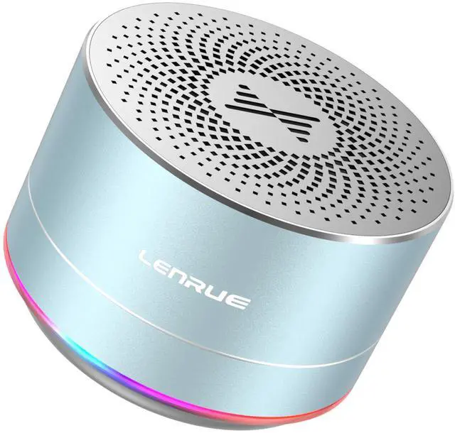 Main image of Portable Bluetooth Speakers,Wireless Speaker with Clear Sound, Long Playtime, Small Mini Metal Speaker,Christmas Birthday Gifts for Men, Women,Kids(Sky-Blue)