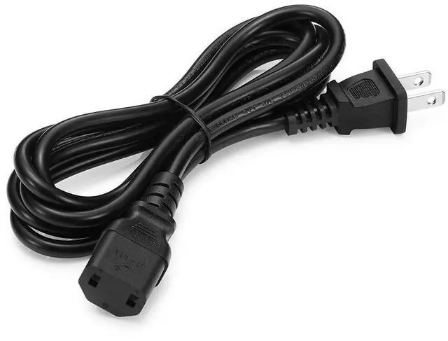 Alt view image 3 of 3 - AC Power Cord Compatible with Sony PS4 Pro, Xbox 360 Slim / 360 E Power Supply Brick, UL Listed 2 Prong Power Cable Replacement
