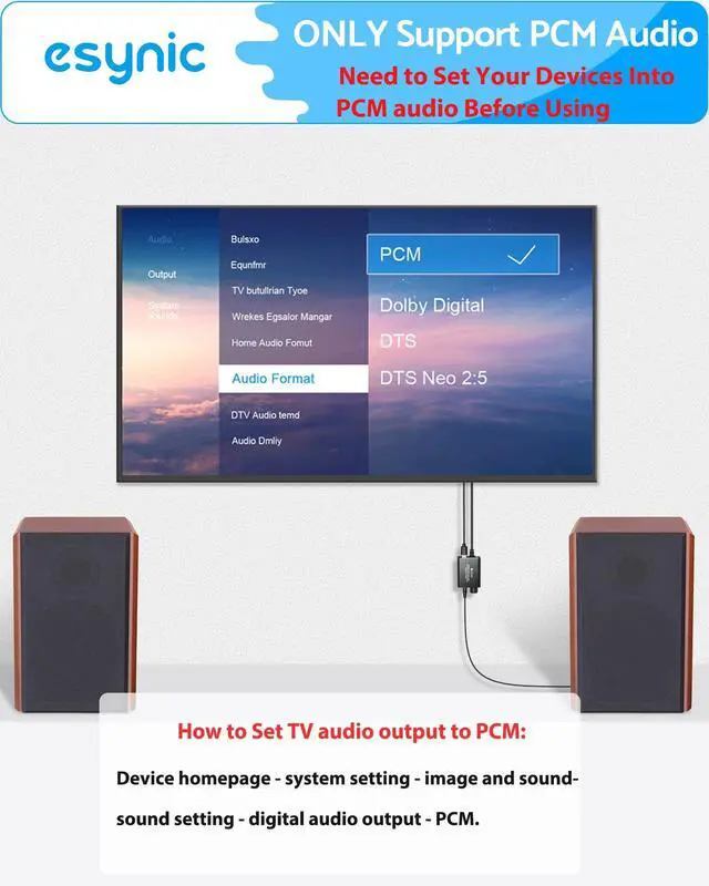 Alt view image 7 of 7 - Portable Optical to RCA Adapter-7 FT Long-Built-in DAC Chip-Easy to Setup-192KHZ Digital to Analog Converter-Aluminum Shell-from HDTV/Blu-ray/DVD/Gaming Consoles to L/R Stereo Audio System
