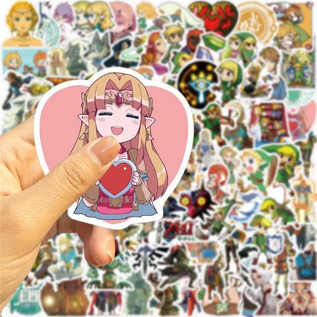 Alt view image 2 of 5 - 100pcs Cartoon Cool Game The Legend of Zelda Stickers Waterproof Deals Car Bicycle Suitcase Computer Water Bottle Mobile Phone Stickers (LZ)