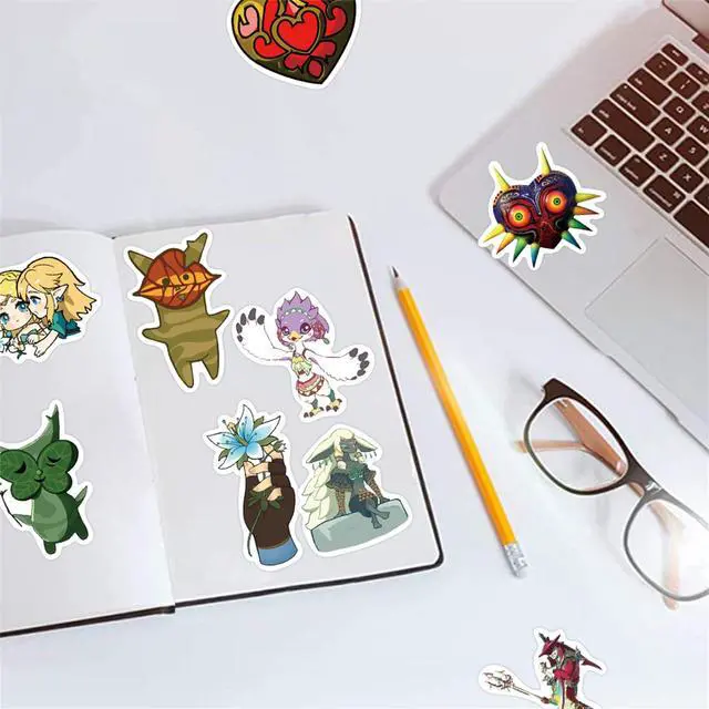 Alt view image 4 of 5 - 100pcs Cartoon Cool Game The Legend of Zelda Stickers Waterproof Deals Car Bicycle Suitcase Computer Water Bottle Mobile Phone Stickers (LZ)