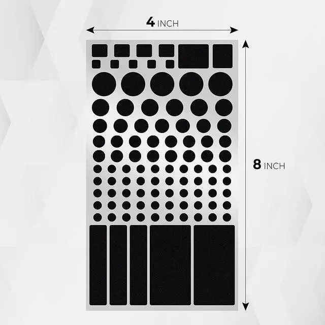 Alt view image 2 of 7 - LED Light Blocking Stickers, Light Dimming Stickers, (2 Sheets) Dimming Sheets (4 Sheets 80%)