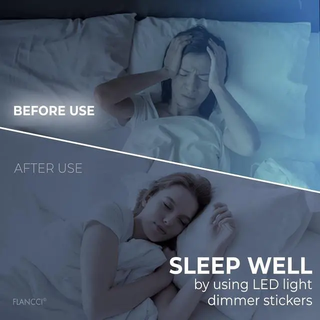 Alt view image 5 of 7 - LED Light Blocking Stickers, Light Dimming Stickers, (2 Sheets) Dimming Sheets (4 Sheets 80%)