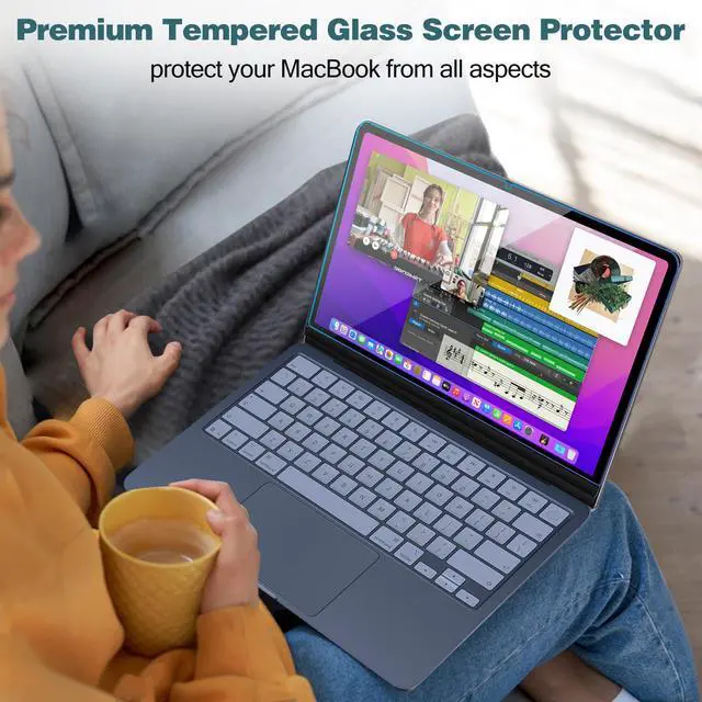 Alt view image 6 of 7 - 2 Pack Screen Protector for 2026 MacBook Neo (13-Inch), 9H Hardness HD Clear Tempered Glass, Bubble-Free Installation, Anti-Scratch & Anti-Fingerprint Film for MacBook Neo (A18 Pro)