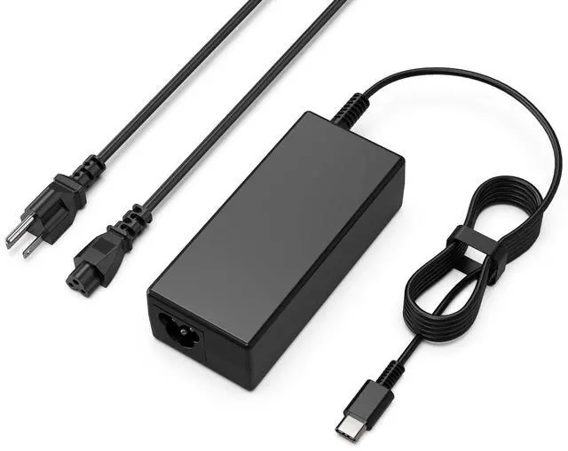 Main image of 65W 45W USB C Laptop Charger Compatible with HP,Lenovo Thinkpad Yoga,Dell,Asus,Acer,Samsung Chromebook Charger Fast Charging Type C Laptop Charger AC Adapter Power Cord Supply