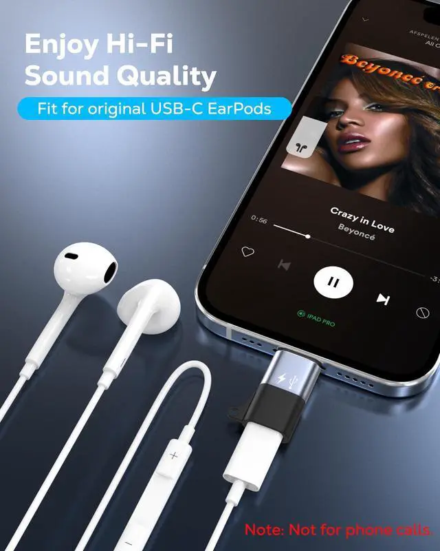 Alt view image 6 of 7 - for DJI Mic Mini USB C to Lighting Phone Adapter - Lightning to USB-C Audio Adapter for iPhone 14/13/12/11/Apple EarPods/Wireless Mic Receiver/Phone, Support Charging -2 Pack