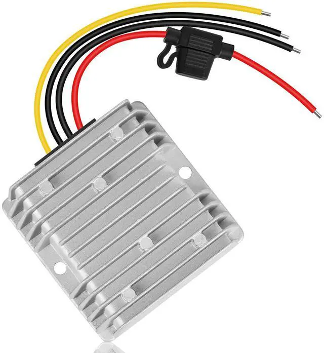 Main image of DC18V-60V to 12V Converter 20A 240W Golf Cart 24V 36V 48V Step Down to 12V Converter Voltage Regulator Reducer with Fuse Waterproofing Transformer for Golf Cart Club Car LED Lights