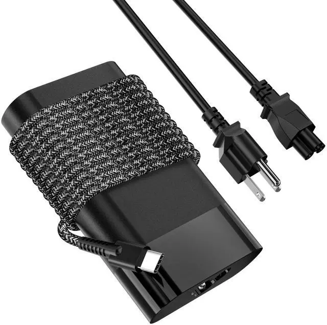 Main image of New Slim 65W USB C Laptop Charger Compatible with HP Spectre x360, EliteBook x360, Envy, Pavilion, Omnibook, Chromebook, Elite x2, Zbook Type C Power Adapter