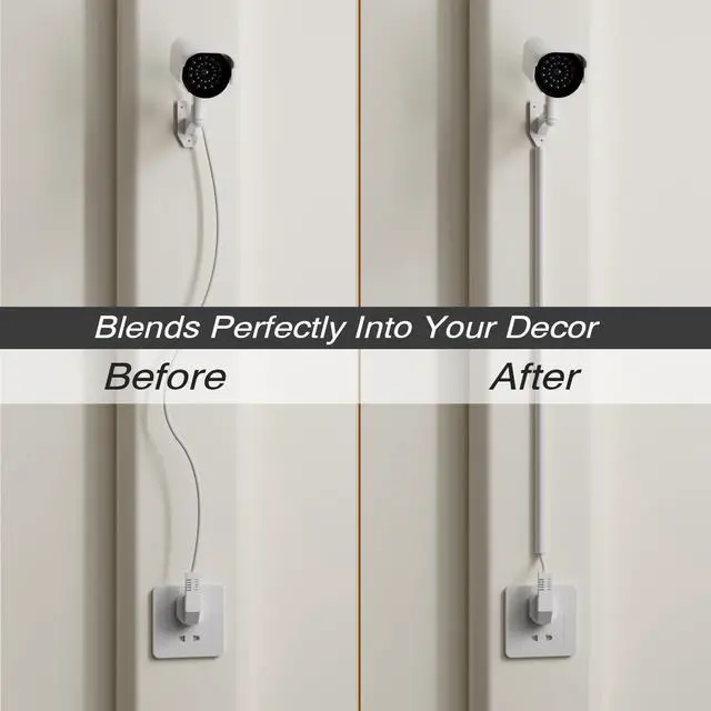 Alt view image 5 of 7 - 78TV Cord Hider for Wall Mounted TV, Selfadhesive Wall Cable Hider for 1 Cord, Flexible Silicone White Cord Covers Wire Hiders for Cords on Wall,Babyproof Cable Concealer Raceway Management