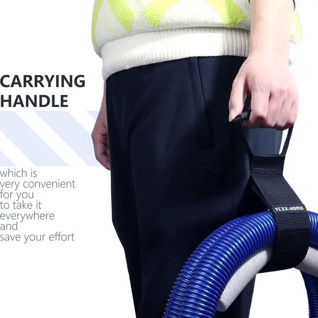 Alt view image 6 of 7 - 2 PCS Heavy Duty Cord Storage Wrap Holder Extension Hook and Loop Cord Hose Organizer Strap with Carrying Handle for Cords Garden Hose Swimming or Garage Tool (Middle-22)