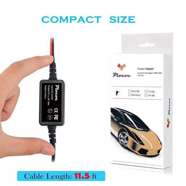 Alt view image 4 of 7 - Dash Cam Hardwire Kit, Mini USB Hard Wire Kit Fuse for Dashcam, 12V-24V to 5V Car Dash Camera Charger Power Cord, Gift 4 Fuse Tap Cable and Installation Tool(11.5ft