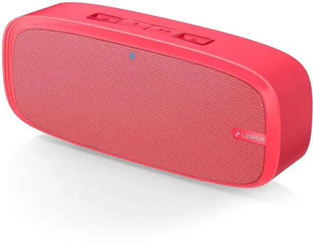 Main image of Bluetooth Speaker, Wireless Portable Speaker with Loud Stereo Sound, Rich Bass, 12-Hour Playtime, Built-in Mic. Perfect for iPhone, Samsung and More (Red)