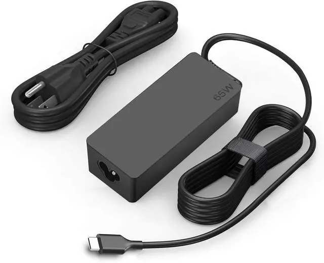 Main image of 65W USB C Laptop Charger Replacement for Lenovo Thinkpad/Yoga/ Chromebook Laptop Computer, Thinkpad T14 T15 T16 E14 E15 Type C Laptop Charger Fast Charging