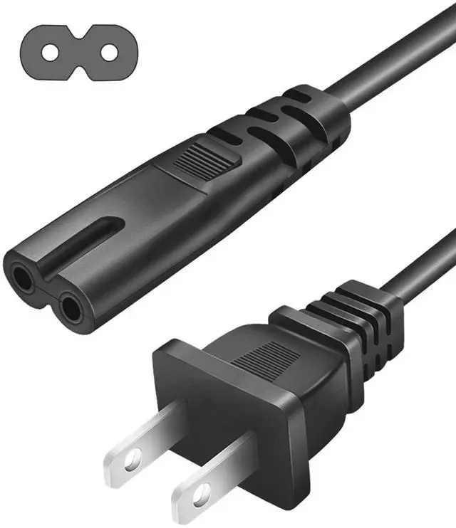 Main image of AC Power Cord Compatible with JBL PartyBox 320 310 110 120 100 200 300 710 1000 Portable Party Speaker ONN Large Party Speaker Replacement 2 Prong Charger Cable 3 Feet