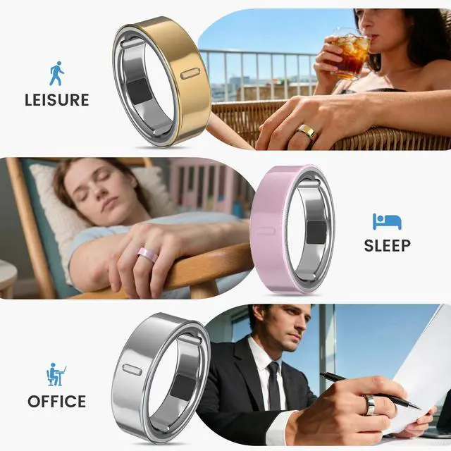 Alt view image 6 of 7 - Ultra-Thin Clear Skin Protector for Oura Ring Gen 4/4 Ceramic/Gen 3, Invisible Transparent Anti-Scratch Protective Film Smart Rings Cover, 6-Pack