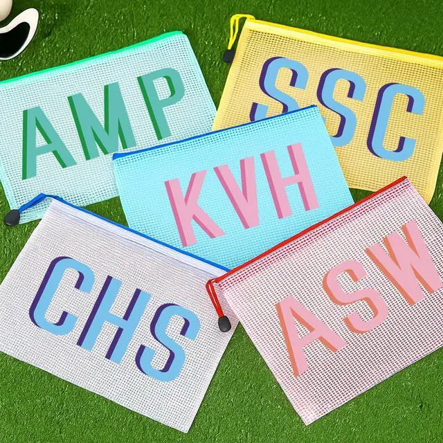 Alt view image 6 of 6 - 8 Sheet Personalized UV DFT Vinyl Letter Stickers Waterproof Shadow Monogram Decal Luggage Sticker for Bag, Cup, Tumbler, Laptop, Luggage DIY Crafts Cars Decor(Pastel Mix)