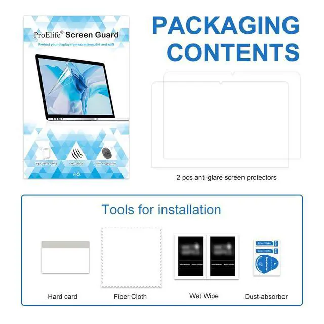 Alt view image 3 of 7 - 2-Pack Anti Blue Light Screen Protector for 2026 New MacBook Neo 13 inch Apple A18Pro/A3404 Anti Scratch Accessories Anti Glare Matte Protective Shield Film for MacBook Neo 13''