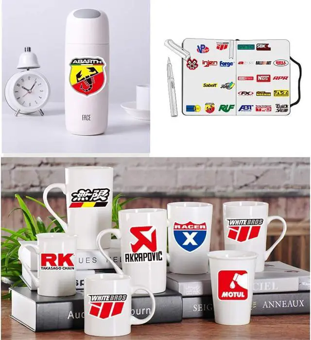 Alt view image 5 of 7 - 100 pcs/Pack Fashion Motocross Motorcycles Dirt Bike Supercross Stickers No Repetition Sticker Vinyl Cool Skateboard Guitar Travel Case Sticker Water Bottle Laptop Luggage Bicycle Stickers