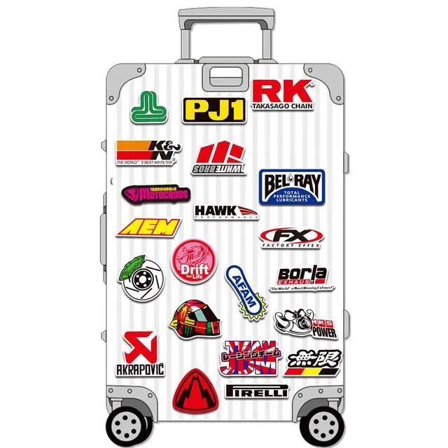 Alt view image 6 of 7 - 100 pcs/Pack Fashion Motocross Motorcycles Dirt Bike Supercross Stickers No Repetition Sticker Vinyl Cool Skateboard Guitar Travel Case Sticker Water Bottle Laptop Luggage Bicycle Stickers