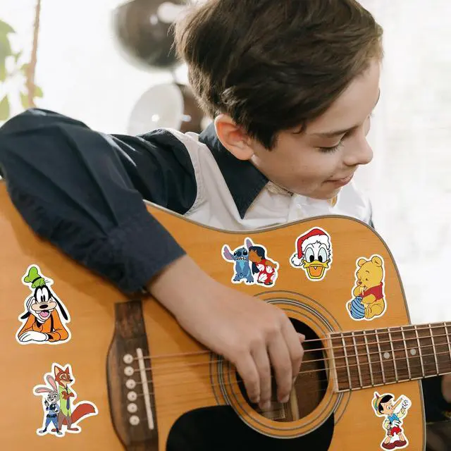 Alt view image 5 of 7 - 100pcs Disney Cartoon Stickers for Kids Water Bottle, Kawaii Princess Waterproof Vinyl Stickers for Adult Teen Girl Laptop Skateboard Bike Guitar Laggage Bicycle Travel Case Helmet