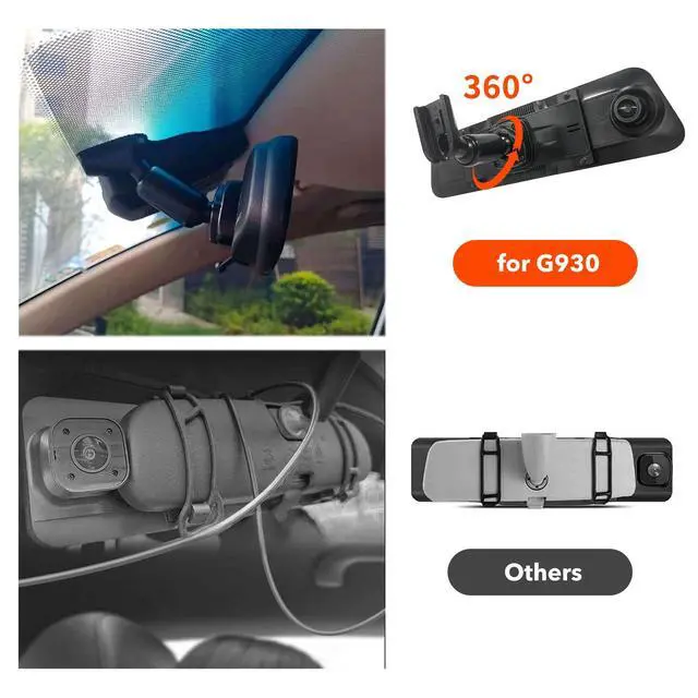 Alt view image 2 of 5 - OEM Bracket only for G930 Mirror Dash Cam, not Suitable for Other Dash cams