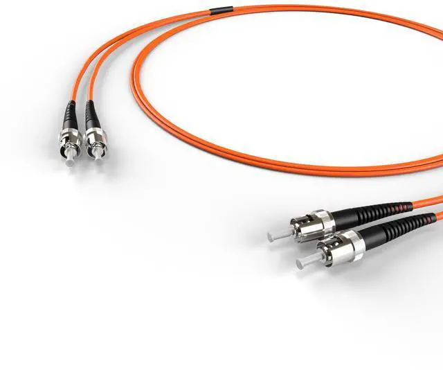 Alt view image 2 of 4 - ST-ST OM2 Fiber Patch Cable - 10Gb Duplex 50/125µm Multimode Corning Glass | 80M (262.47ft) | Bulk Networking, Data Centers, Telecom, Enterprise Applications | Lengths: 0.5M-300M