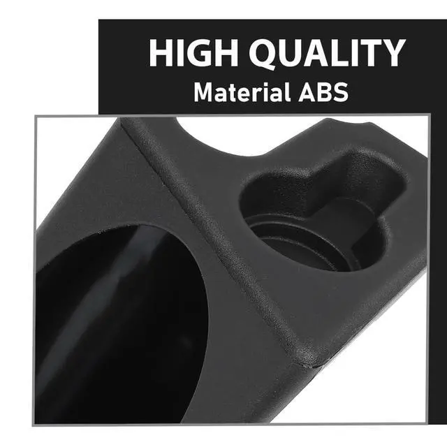 Alt view image 6 of 6 - Speaker Sound Wedges Compatible with Jeep Wrangler YJ CJ 1976-1995 Black 2 Pcs