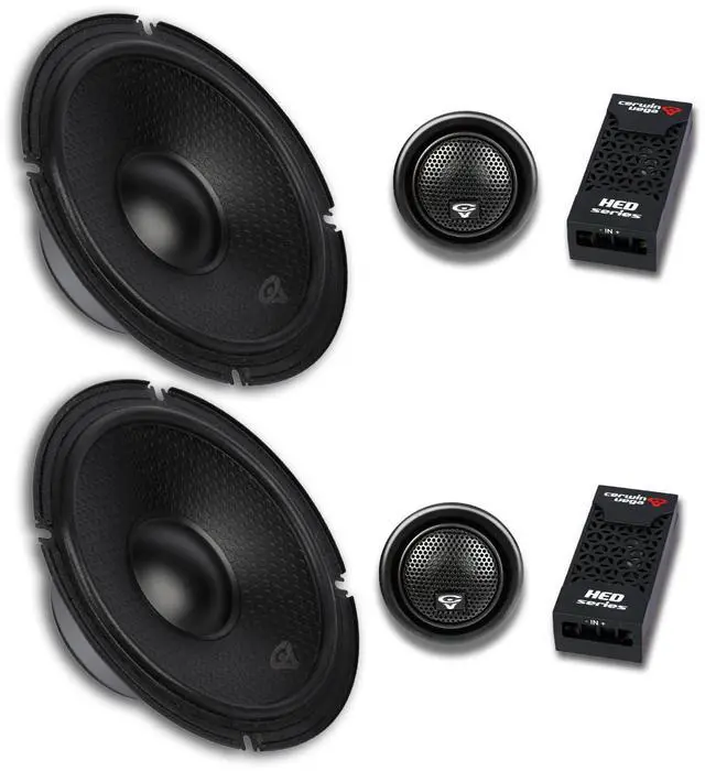 Main image of H80C HED 8" 2-Way 450W Component Full Range Speaker Set(Pair)