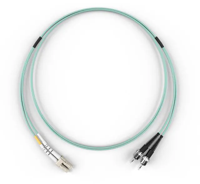 Alt view image 3 of 4 - LC-ST OM4 Fiber Patch Cable - 10Gb Duplex 50/125µm Multimode Corning Glass | 85M (278.87ft) | Bulk Networking, Data Centers, Telecom, Enterprise Applications | Length Options: 0.5M-300M
