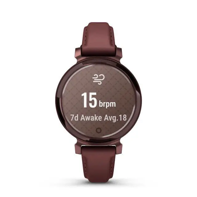 Alt view image 3 of 4 - Lily 2, Small and Stylish Smartwatch, Hidden Display, Patterned Lens, Up to 5 Days Battery Life, Mulberry