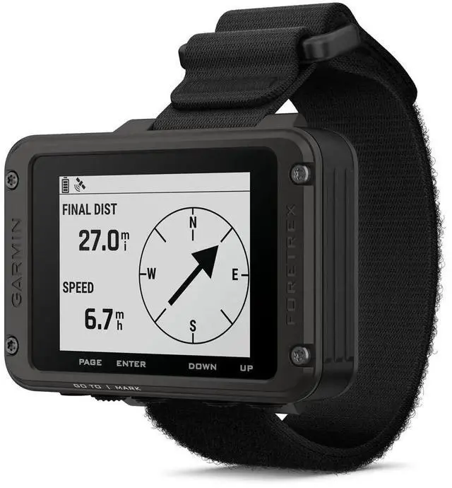 Alt view image 2 of 4 - Foretrex 801 - Wrist-Mounted GPS Navigation with Strap for Hunting, Hiking & Military Men - Tactical Watch for Outdoor Recreation, Upgraded Multi-Band GNSS and Longer Battery Life