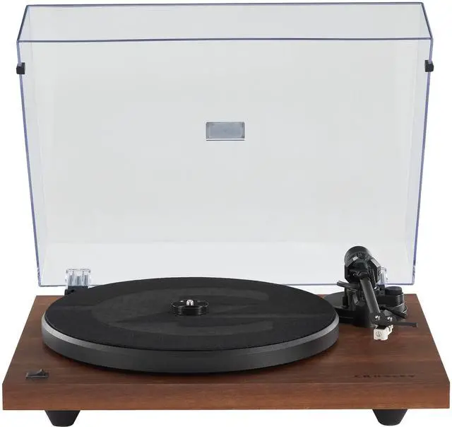 Main image of C6B-WA Belt-Drive Bluetooth Turntable Record Player with Adjustable Tone Arm, Walnut
