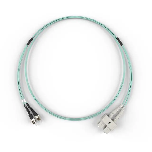 Alt view image 3 of 4 - SC-ST OM4 Fiber Patch Cable - 10Gb Duplex 50/125µm Multimode Corning Glass | 70M (229.66ft) | Bulk Networking, Data Centers, Telecom, Enterprise Applications | Length Options: 0.5M-300M