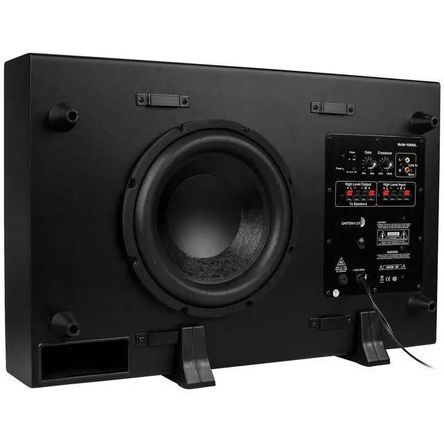 Alt view image 3 of 6 - SUB-1000 10" Low Profile Powered Subwoofer