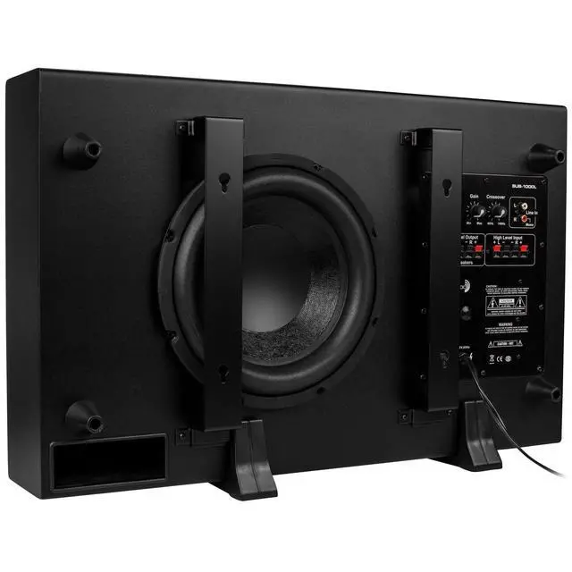Alt view image 4 of 6 - SUB-1000 10" Low Profile Powered Subwoofer