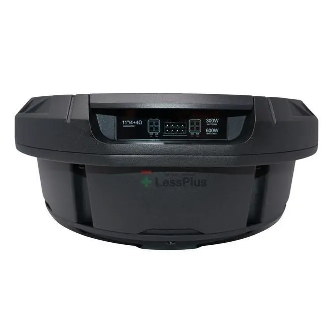 Alt view image 3 of 4 - Vega 12" 300W RMS Passive Subwoofer for Spare Tire - Solid Non-Resonant Enclosure, Deep Bass, Fits Most Cars, 20-500Hz Frequency, 4+4 Impedance, Ideal for Car Audio Systems VS12