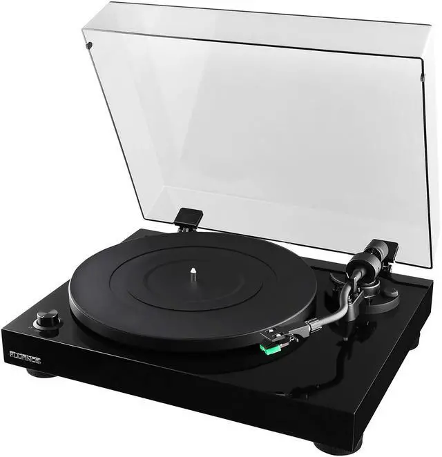 Main image of RT81 Turntable with AT95E Cartridge, Belt Drive, Built-in Preamp, Adjustable Counterweight - Piano Black