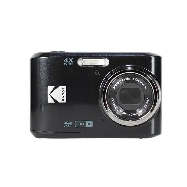 Alt view image 2 of 4 - PIXPRO FZ45 Digital Camera (Black) | 16MP Sensor, 4X Optical Zoom, 27mm Wide-Angle Lens & Full HD Video | Great for Travel & Family Photos (FZ45BK) + 64GB Card + Camera Case + Cleaning Cloth