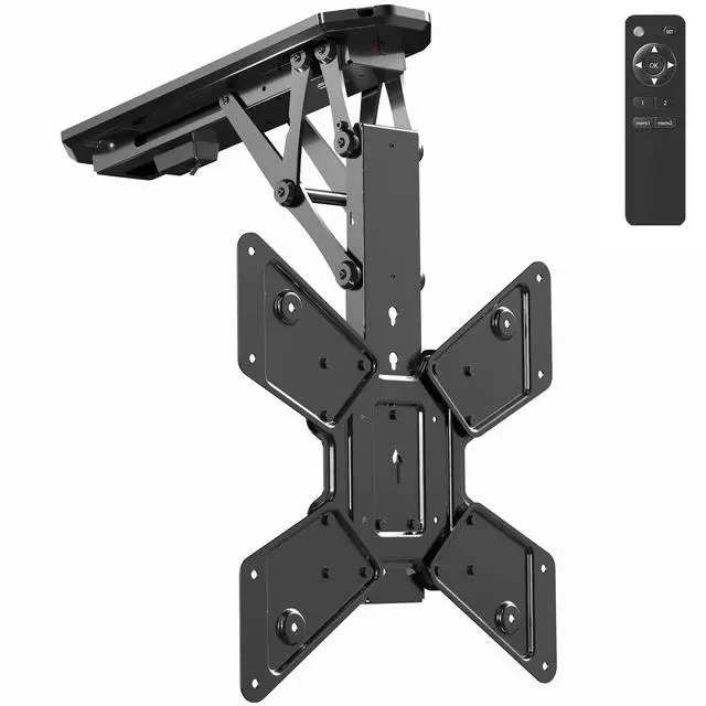 Main image of Electric Ceiling TV Mount for 23 to 55 inch Screens, Flip Down Motorized Pitched Roof VESA Mount, MOUNT-E-FD55