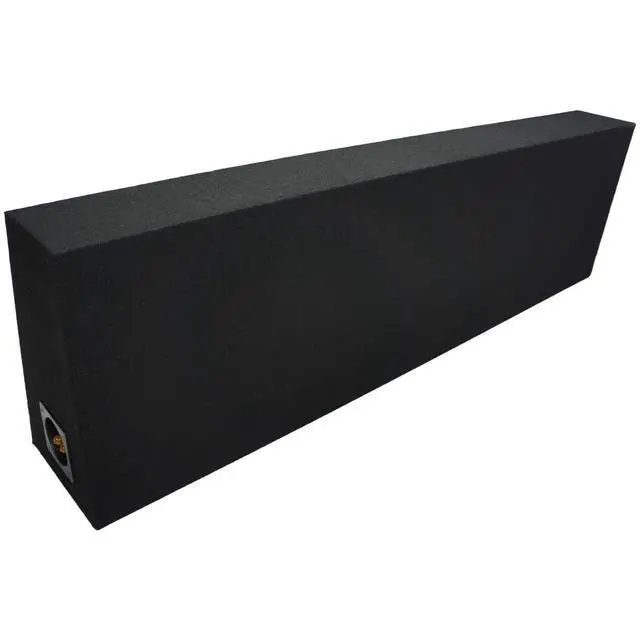 Alt view image 4 of 4 - Dual 10" Subwoofer Regular Standard Cab Truck Sub Box Enclosure 5/8" MDF - Black