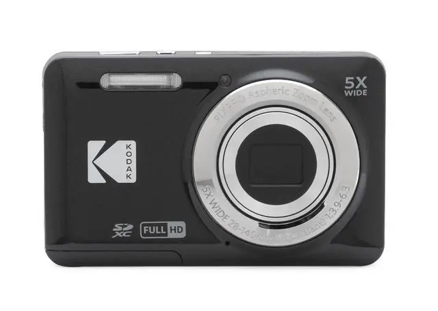 Alt view image 4 of 4 - Kodak PIXPRO FZ55 Digital Camera (Black) + Black Point & Shoot Camera Case + 64GB SD Memory Card + Tri-fold Memory Card Wallet + Hi-Speed SD USB Card Reader + More!