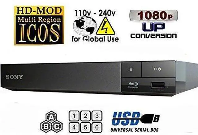 Alt view image 5 of 5 - Multi Zone Region Free Blu Ray Player - PAL/NTSC Playback - Zone A B C - Region 1 2 3 4 5 6