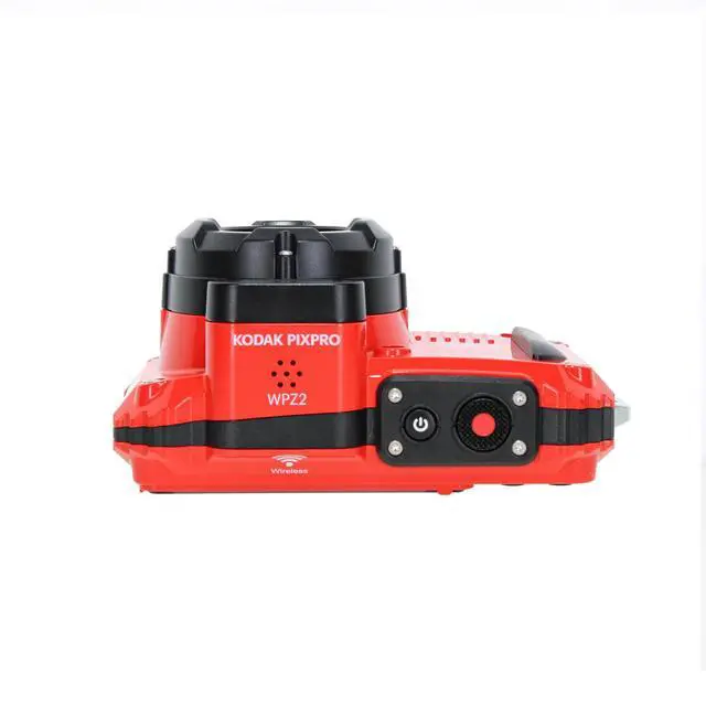 Alt view image 4 of 4 - PIXPRO WPZ2 Digital Camera (Red) | 16MP Sensor, 4X Optical Zoom, Waterproof Shockproof Design & Full HD Video | Great for Outdoor & Travel Photos (WPZ2-RD) + 32GB Card + Case + Cleaning Cloth