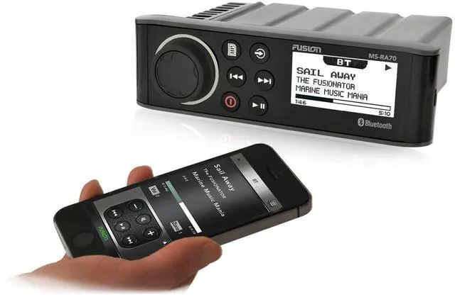 Alt view image 3 of 4 - Entertainment MS-RA70 Marine Entertainment System with Bluetooth