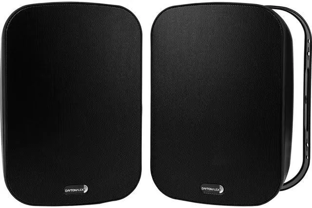 Main image of IO65XTB 6-1/2" IP66 70/100V 8 ohm Indoor/Outdoor 2-Way Speaker Pair w/Radiator Black