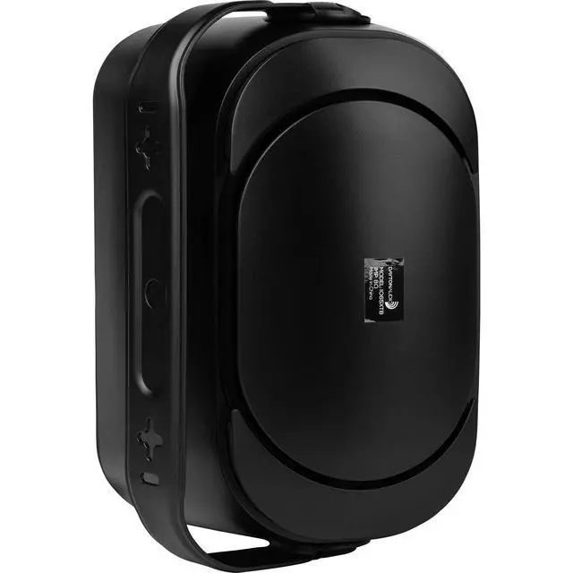 Alt view image 2 of 6 - IO65XTB 6-1/2" IP66 70/100V 8 ohm Indoor/Outdoor 2-Way Speaker Pair w/Radiator Black