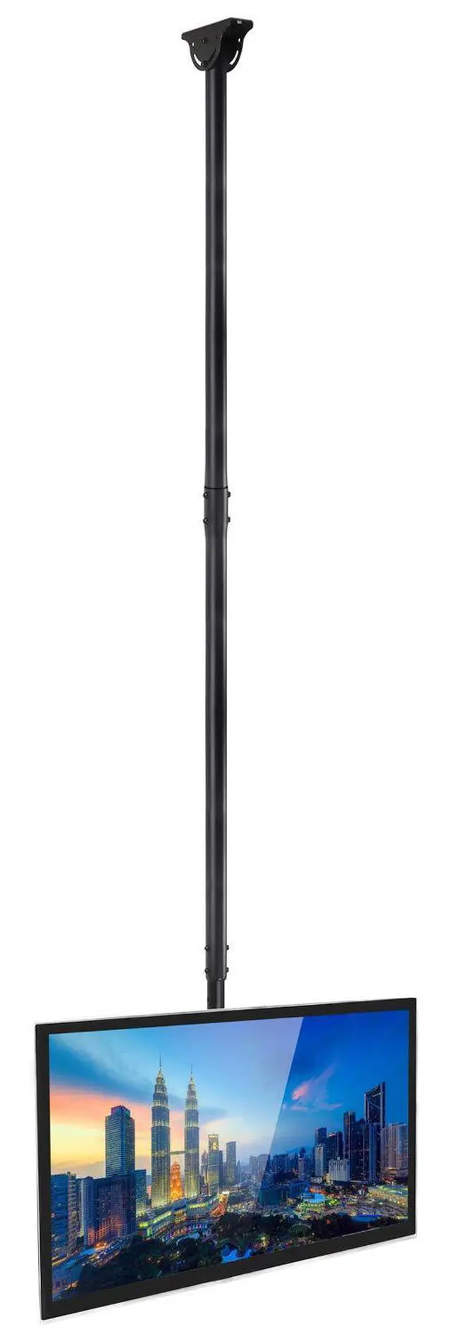 Alt view image 2 of 4 - Extra Long TV Ceiling Mount, 10-Foot Pole, Full Motion 360°, Fits 3275 Inch up to 110 lbs, VESA 200x200 to 600x400, Height Adjustable 98118 Inches, Flat or Vaulted Ceilings (MI-509XL)