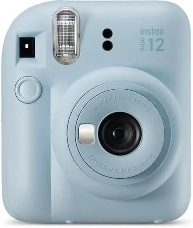 Alt view image 2 of 6 - Instax Mini 12 Instant Camera - Pastel Blue w/ 3 Twin Packs