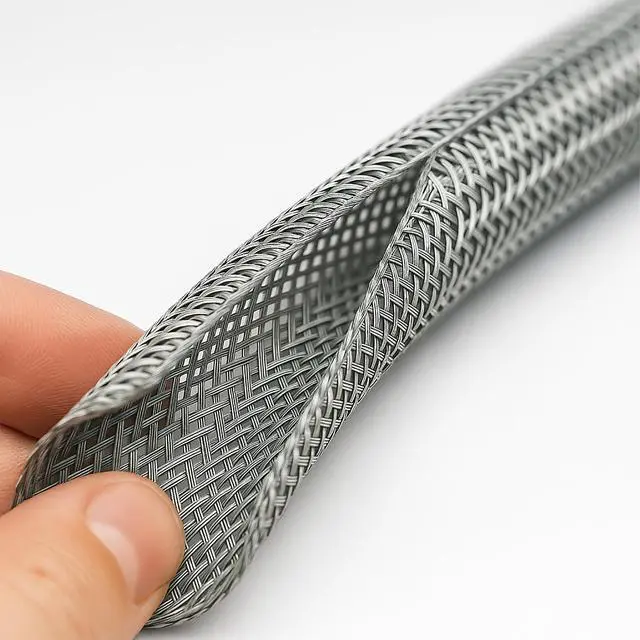 Alt view image 2 of 4 - 1/2" Hook Self Closing Sleeve Braid Wrap Around Sleeving Flame Retardant Flexible Mesh Cord Cover Cable Protector Wire Organizer - 250 Feet - White